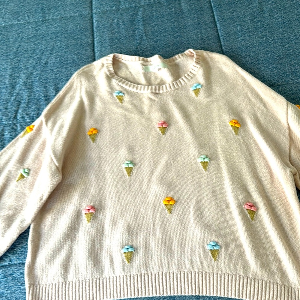 Loft ice cream summer sweater